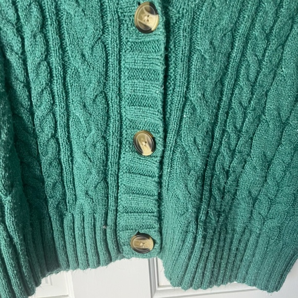 American Eagle Cropped Knit Cardigan - Picture 3 of 4